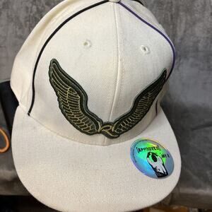 ROCAWEAR ROCA WEAR JAY‎ Z JEANS POLO FITTED BALL CAP HAT Sz 8 Vintage